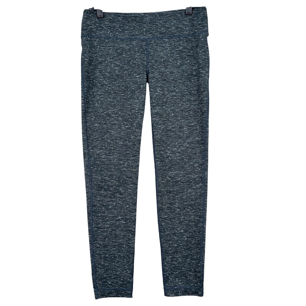 90‎ Degree by Reflex Leggings Women L Polyester Spandex Space Dye Gray
